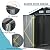 Verano Garden 6'x4' Outdoor Storage Shed, Galvanized Metal Steel Garden Shed W/Lockable Door, Bike Storage for Backyard, Patio, Lawn (72.05"x38.58"x77.17",Black)