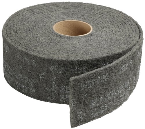 Scotch-Brite(TM) Metal Blending Roll, 30' Length x 4 Width, S Medium Grit (Pack of 3)