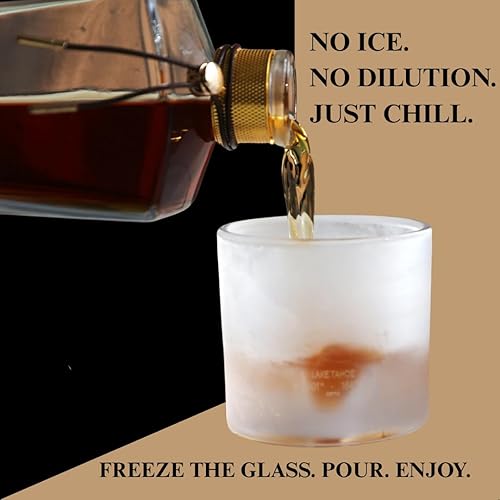 Miniatura 92 de LIITON - Juego de 4 vasos para whisky Gran Canyon: Vaso de whisky pesado de estilo clásico Everest