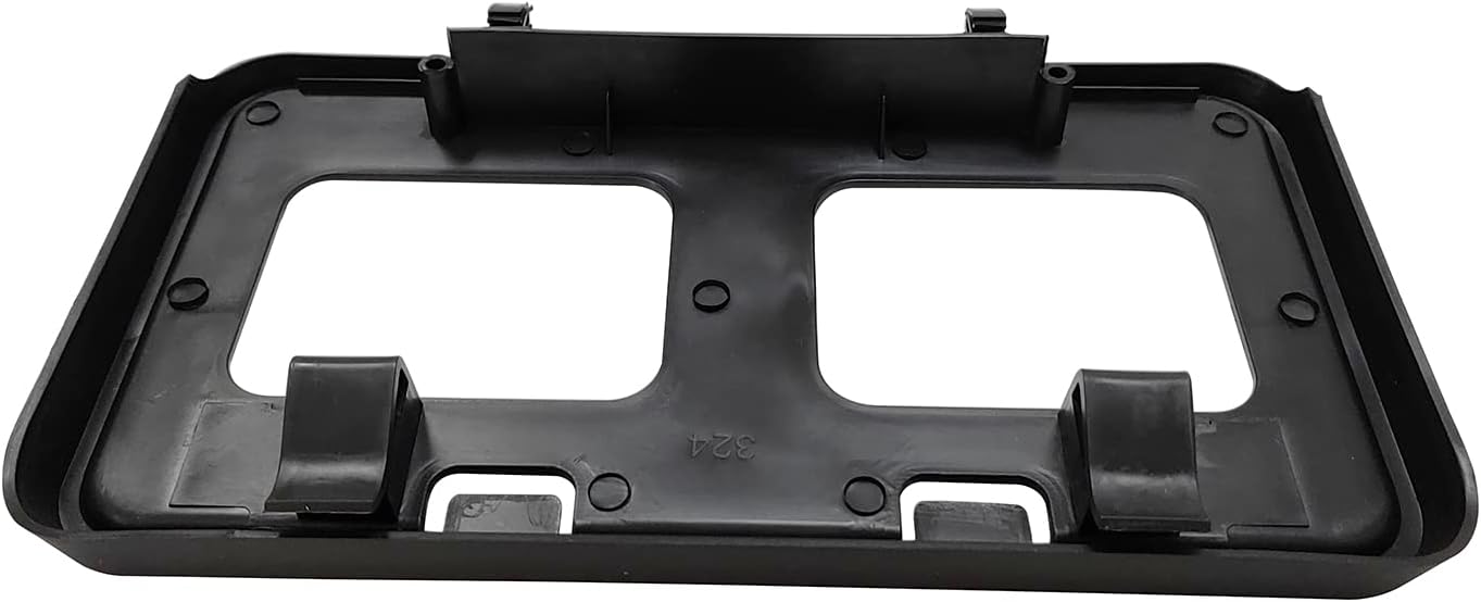 Front Bumper License Plate Frame Bracket Holder Compatible with 2011-2016 Ford F250 F350 F450 Super Duty Replace #BC3Z-17A385-AA