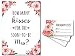 How Many Kisses for the Soon to be Mrs Bridal Shower Game 1 Sign + 30 Guess Cards (Pink Floral)