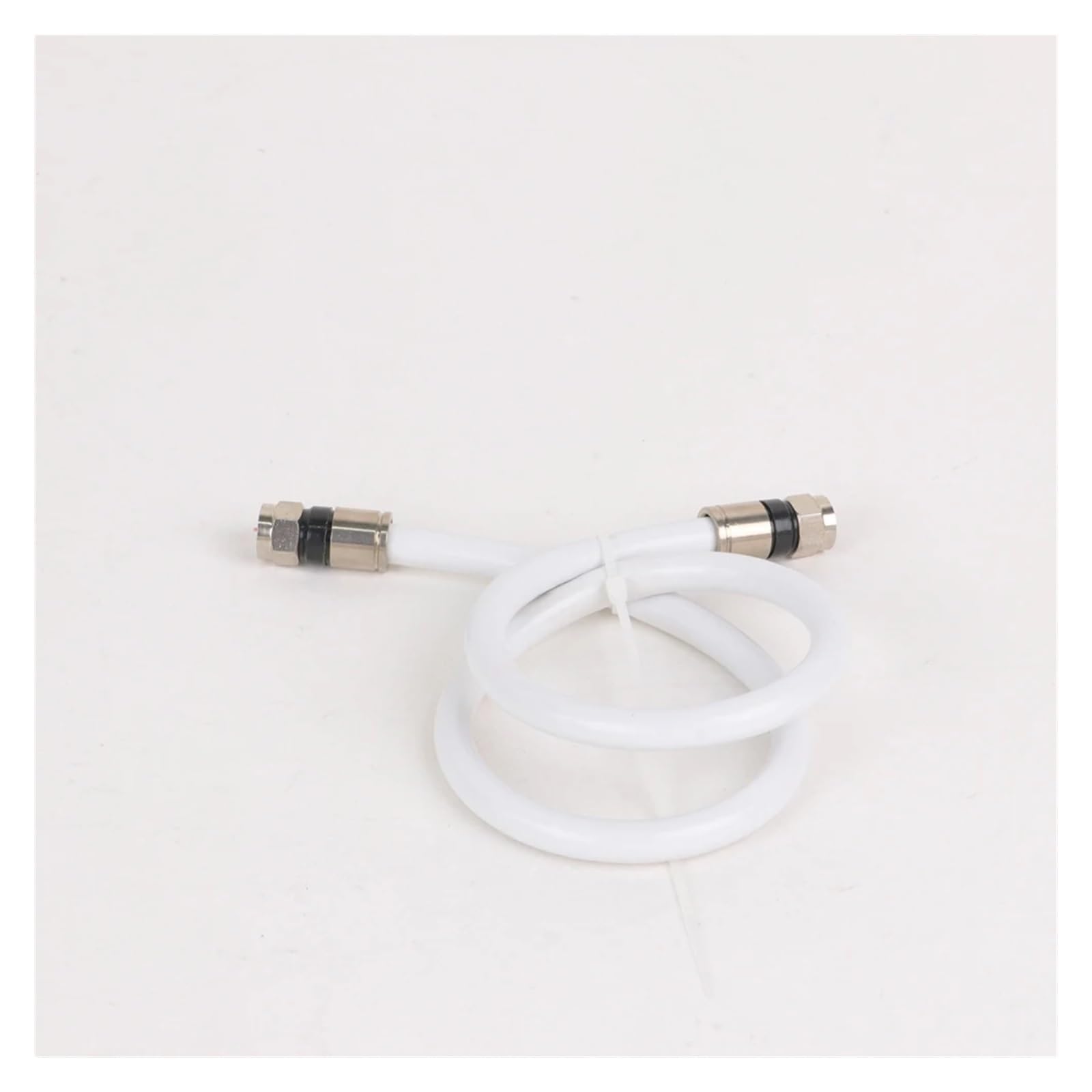 Cable coaxial DH RG6 de Cobre Macizo con Doble blindaje, Conector F Macho, for Audio, vídeo, TV, Cable Digital, Antena, Internet.(Nero,30M)
