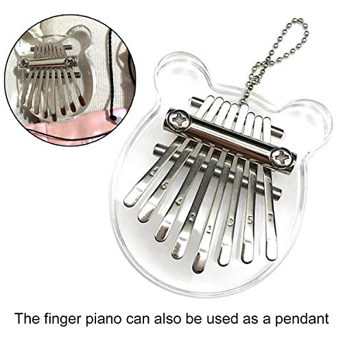 Mini kalimba portable à 8 touches pour enfants, adultes, débutants et amateurs de musique - Les Beatles, Paul McCartney, John Lennon, RIngo Starr, George Harrison Mini kalimba portable à 8 touches pour enfants, adultes, débutants et amateurs de musique – Image 4