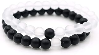 Other Couples Bracelets His And Hers Couples Gift Wristbands Beaded Beaded Two-Tone