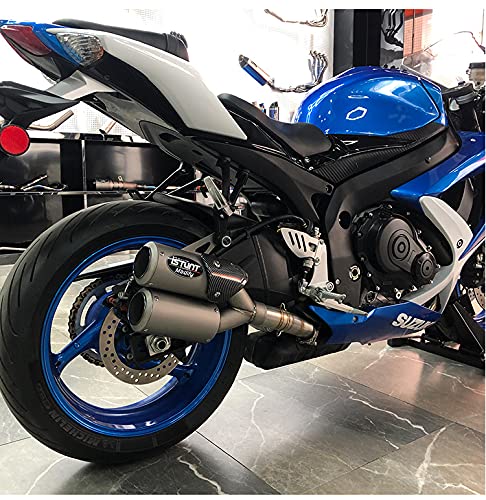 Amazon | バイクマフラー サイレンサー スリップオン 2本出し 50.8mm
