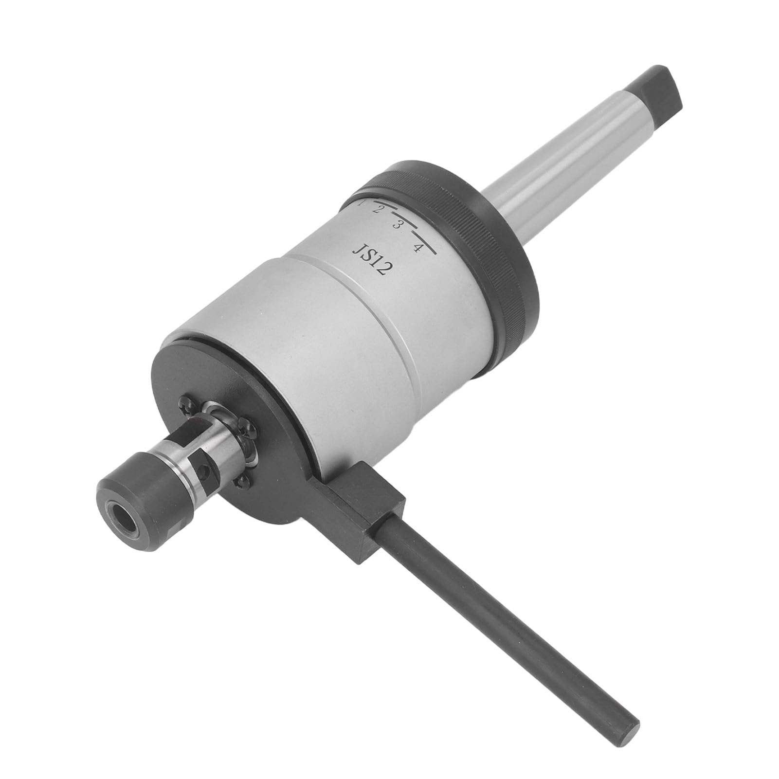 BORDSTRACT Juego de mandril de grifo reversible, acero de velocidad J4612 incluye vástago de 2MT 3MT con 2 mandril flexible de goma para máquinas manuales