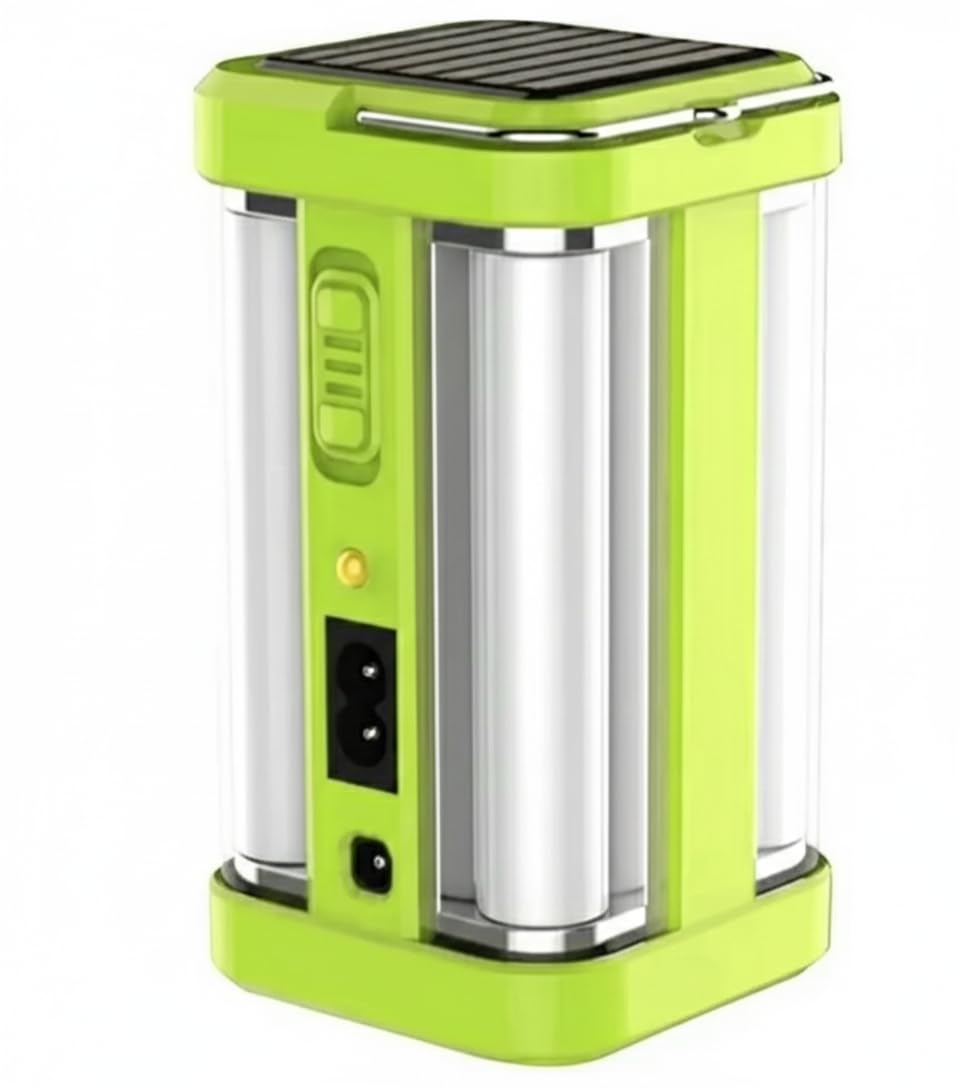 Rechargeable Solar Emergency Light | High-Brightness LED Lantern with Solar & Electric Charging | Portable Camping Lamp for Home, Outdoor, Power Cut Use-image-16