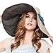 Maitose&Trade; Women's UV Sun Protection Beach Wide Brim Fishing Hat Beige