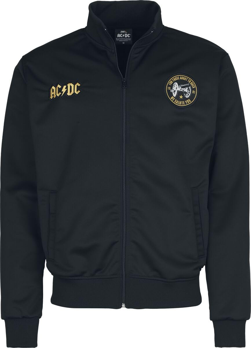 AC/DC Soccer Trackjacket Homme Haut de survêtement noir