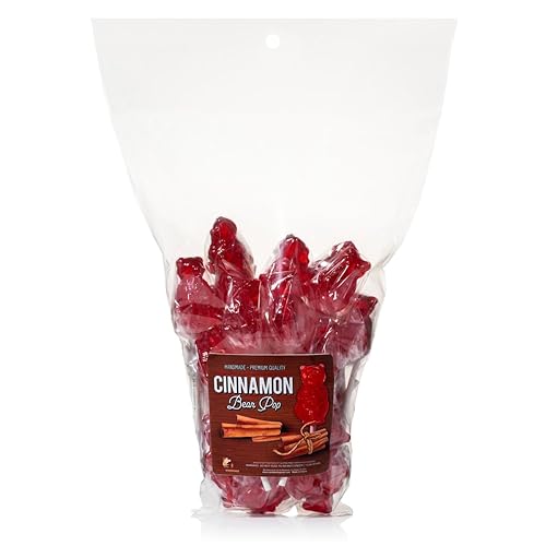 Miniatura 4 de Honey Bear Pops - Chupetes de piruleta envueltos individualmente en un palo de caramelos de oso bebé (24 unidades)