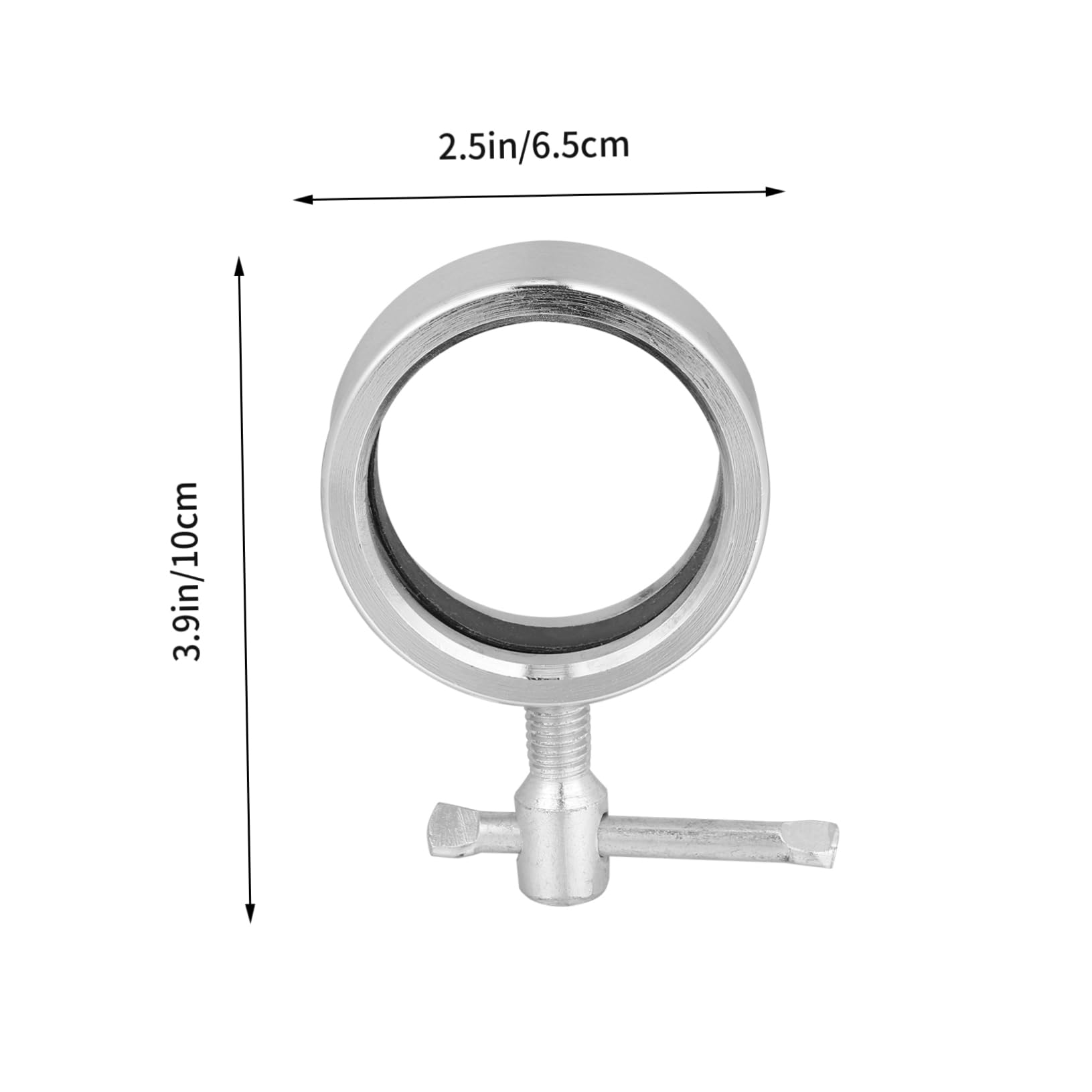 VANZACK Barbell Collars Heavy Duty Spring Clip for Weightlifting Durable Exercise Clips for Barbell Gym Equipment Reliable and Compact Design Silver Finish