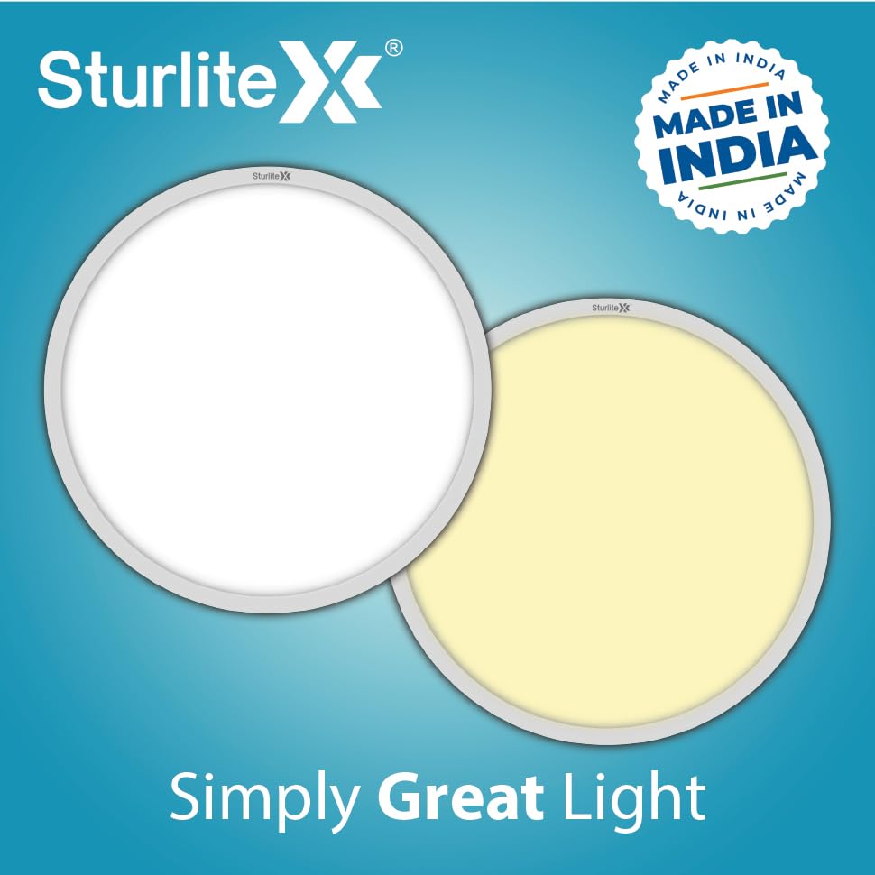 Image of Sturlite S-FIT 30W Round LED Surface Light| 6500k Cool White Color Temperature| 2400 Lumens with CRI Tech for Accurate Color Representation - (Pack of 1)