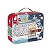 JANOD- Valigetta Rotonda-2 Puzzle Nave da Crociera, Multicolore, J02726