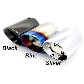 1 Pcs Stainless Steel Exhaust Tips Slip-On F8X M3 M4, 2.8