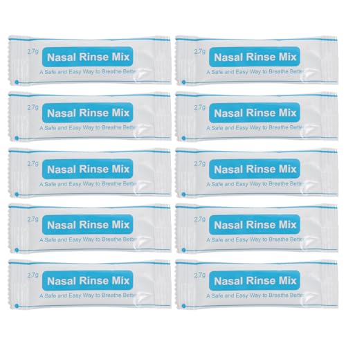 CALLARON of Nasal Rinse Salt Packets Buffered Salt Blend for Daily Nasal Health and Cleaning