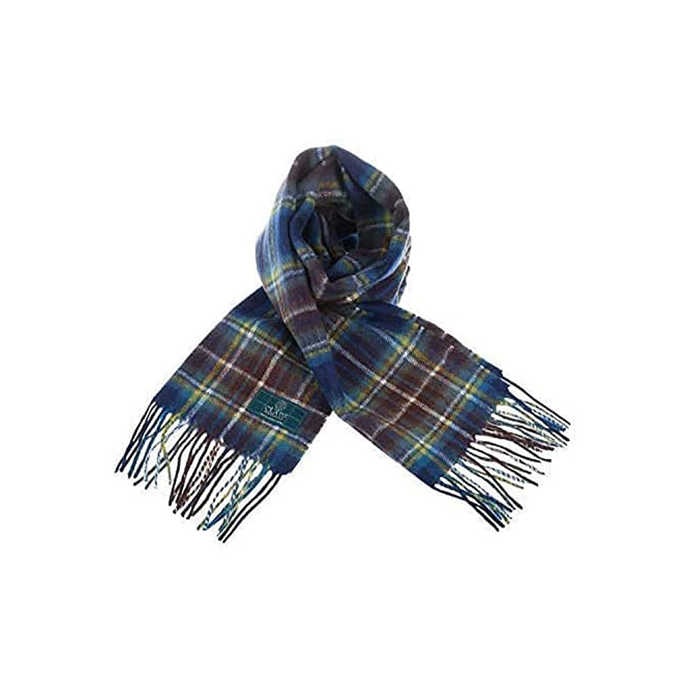 Clans Of Scotland Unisex Holyrood - 100% Pure Lambswool Scottish Clan Tartan Scarf- 100% Wool - Pure Wool Tartan Scarf - In Various Tartans - Perfect For Men And Women - 12X60 Inches