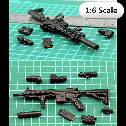 Amazon.co.jp: 1/6銃モデルMG62/HK416/MSR/SL8/AK74/ARX160ミニ