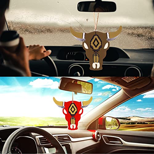Yilin Cow Car Freshie Molds Supplies, 6.3'' X 5.3'' 1.2'' Large Bull Skull Silicone Mold Making For Aroma Beads Freshies, Oven Safe Diy Handmade Epoxy Resin ,Soap, Candle, Clay, Clear, Xl (180007) #TOP3