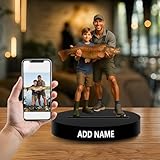 FCLYDER Figura Acrílica Personalizada con Foto en Estilo Cartoon - Retrato 2D para Escritorio, Regalo Original para Cumpleaños/Bodas/Aniversario - Decoración para Hogar y Oficina (Estilo 2)