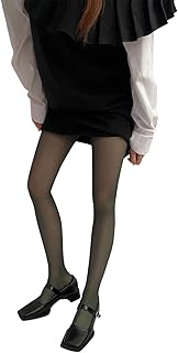 Medias finas sin costuras de color caramelo para mujer, semiopacas, coloridas, elásticas, medias con pies