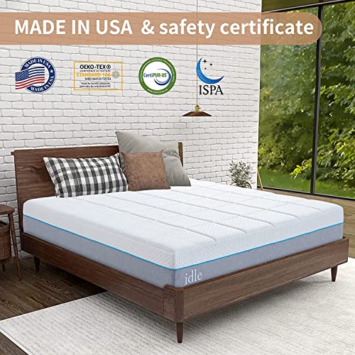 Hcore 14 Inch Cal King Mattress,Cooling Gel Memory Foam Mattress In A Box,Medium Firm Mattress,With Breathable Cover,Pressure Relief,Made In Usa,Fiberglass-Free,For Side Sleepers Cal King Size #TOP1