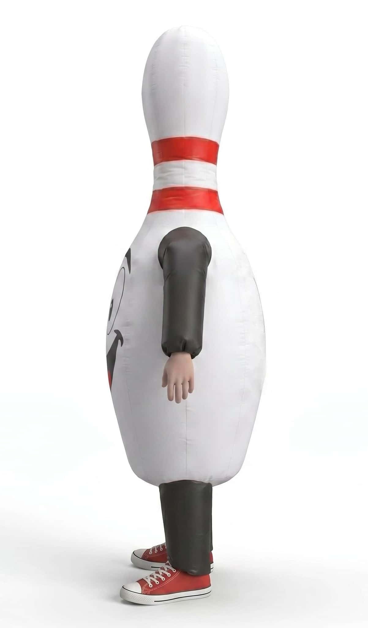 Nadmuchiwana szpilka maskotka kostium Halloween dmuchanie miska cosplay kostium dla dorosłych body