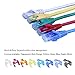 20 Pack Plug SOS Clips in Black, for RJ45 Connector Fix/Repair and Color Coding/Management, NO Crimp Tool Needed