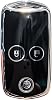 Car Key Cover, Practical 2 Button Flip Key Fob Case for Honda Cars For Civic, For Accord, For Jazz, For CRV, HRV, and CRZ Keys No Signal Interference and Protective
