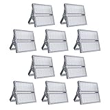 reflector led para exterior 100w ★ 【Impermeable y Disipación de Calor】-Nuestros reflectores led utilizan aluminio grueso fundido a presión para garantizar la resistencia de la inundación, teniendo en cuenta el nuevo diseño de convección aerodinámico, que tiene una excelente disipación de calor y extiende la vida útil de los led proyectores. IP65 impermeable es adecuado para la iluminación exterior en jardines, plazas, fábricas, gimnasios.