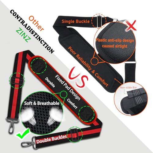 Image of ZINZ Bag Shoulder Strap, Padded Adjustable Shoulder Strap Replacement