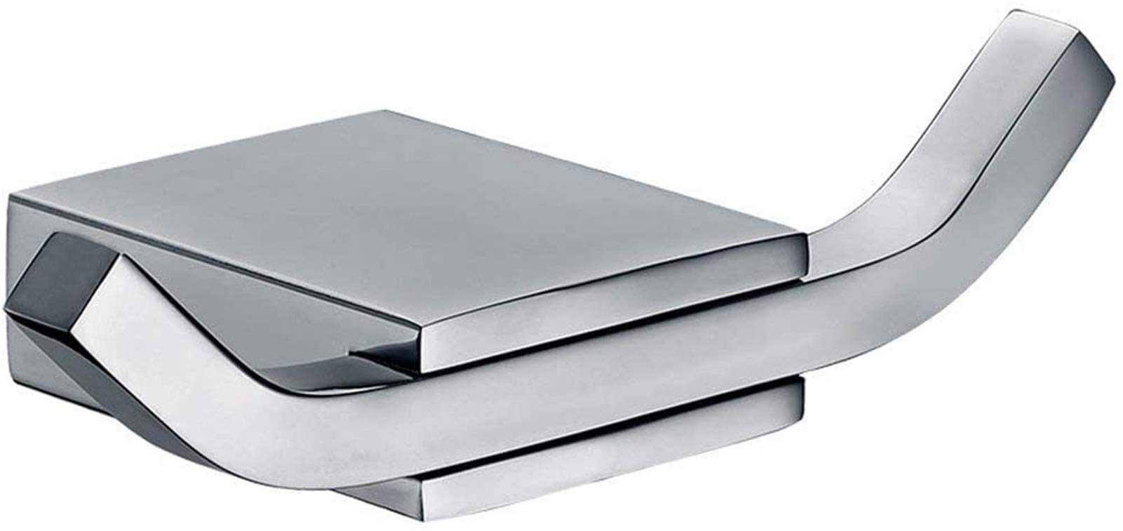 CAIFENG Bathroom Towel Hook Self Adhesive 304 Stainless Steel Chrome Towel Hook for Single Towel Robe Hook Coat Hanger,Punch Installation,Toilet Roll Holder (Color : Toilet Roll Holder)