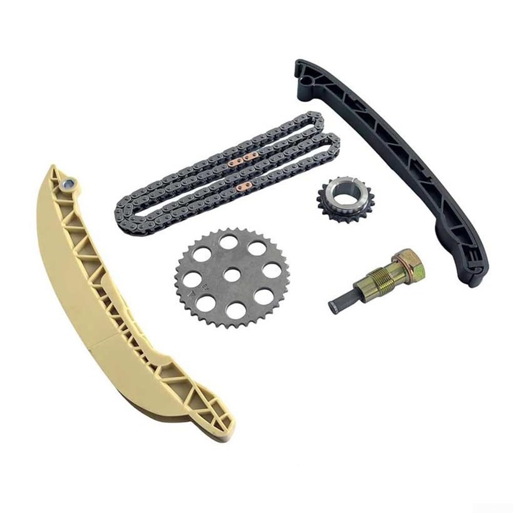 Kit de cadena de distribución para Ford Fiesta 2001-2008 1.3, para ka 1996-2008 1.3/1.6, Street para ka 2004-2005 1.6, juego de sincronización de motor de plástico de metal reemplazar ASBG-FT.JNH1.6-6