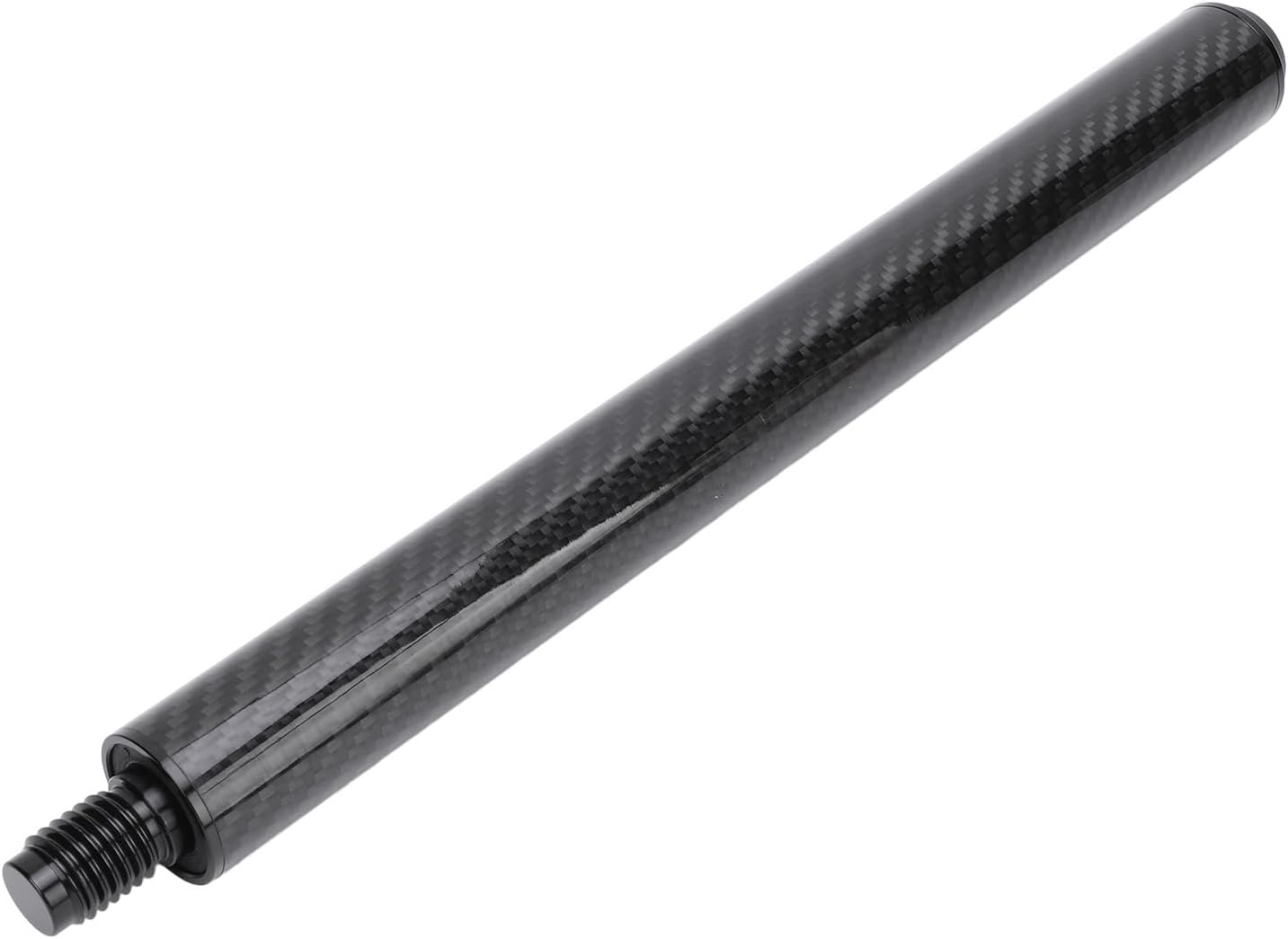 Pool Cue Extension, Carbon Fiber Telescopic Billiards Extender 12in for Home Players, Professionals, Pool Halls