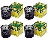 Set of 4 Fuel Filters Compatible with Mercedes Benz W123 W126 240D 300CD