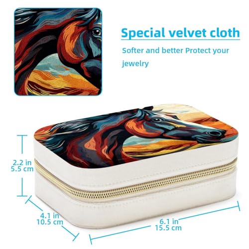 Boîte à bijoux cheval grand format pour sublimer votre coiffeuse de chambre - 5
