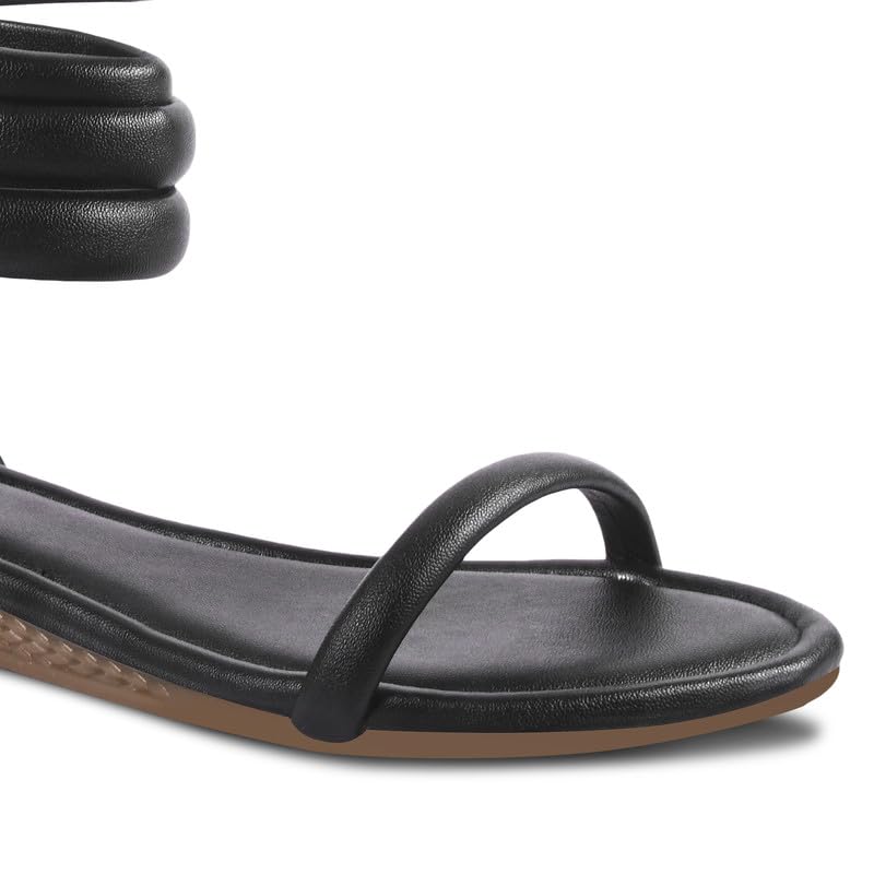 Image of Padchin Women Flat Sandals Comfortable Gladiator flatform Stappy Heel ladies footwear