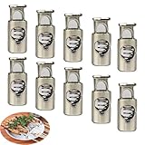 NentMent 10 Pack Bamboo Skewers Clips Barbecue Skewer Grips Attachement Hanging Buckle for Cocktail Skewers Grilling Kabob Skewers Instant Pot Air Fryer Skewer Stand Pressure Cooker