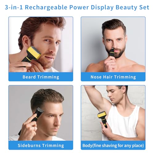 Beanify Electric Razor For Men Women,3 In 1 Travel Cordless Rechargeable Painless Foil Shaver thumb #1