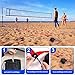 Outdoor Volleyball Boundaries Line Portable Line Marking Courts Marker Kits Volleyball Courts Webbing Marker Enduring Webbing