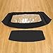 Kojem Convertible Soft Top Compatible with 1994-2004 Ford Mustang Sailcloth Vinyl Roof with Plastic Window Black Foldable