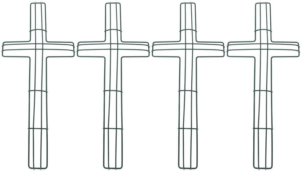 Unomor 4pcs Metal Wreath Frame DIY Wreath Frame DIY Craft Project Indoor Outdoor Hanging Decor