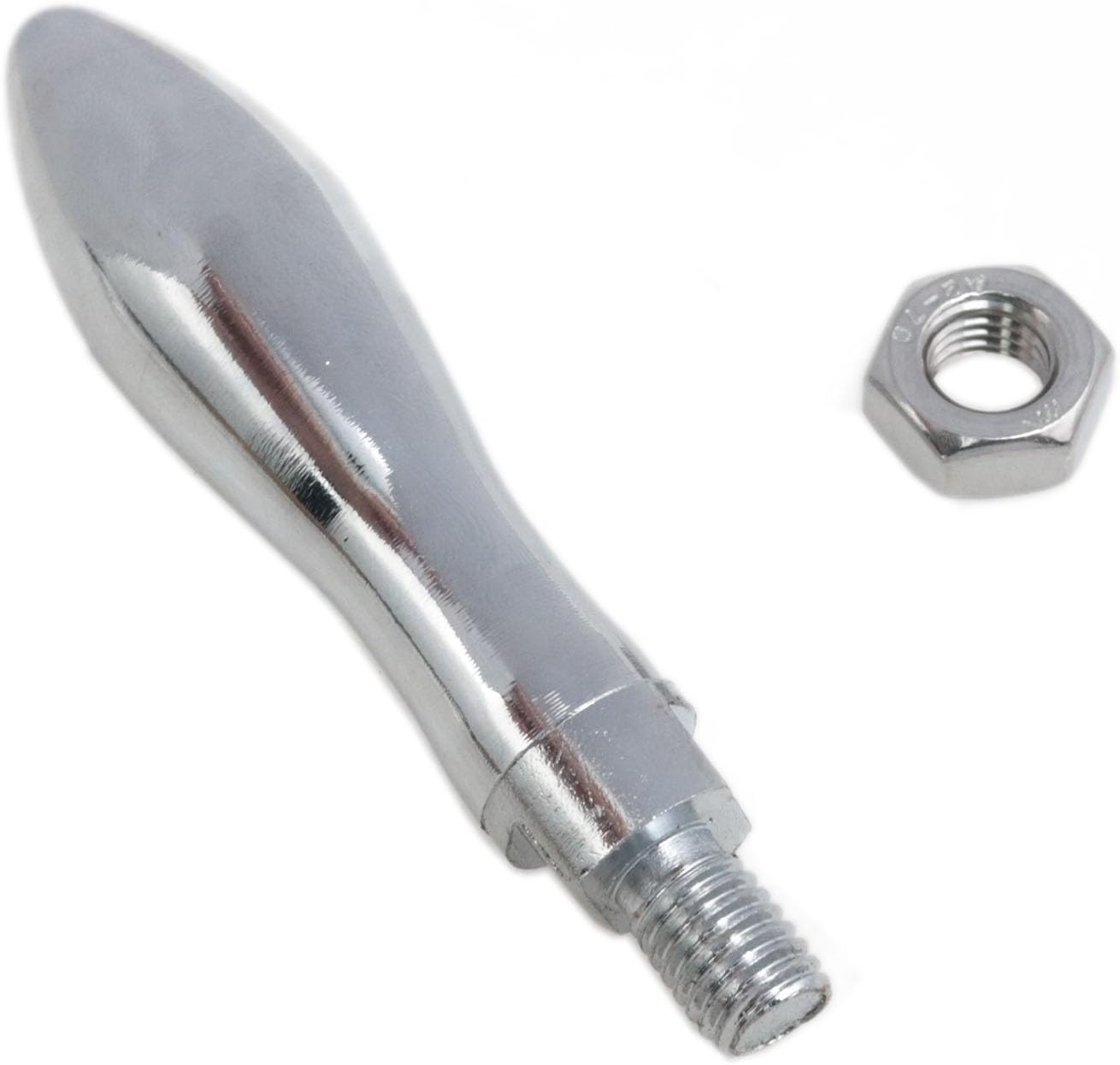 M10 Revolving Crank Handle with Nut for Milling Machine, 1 Pack