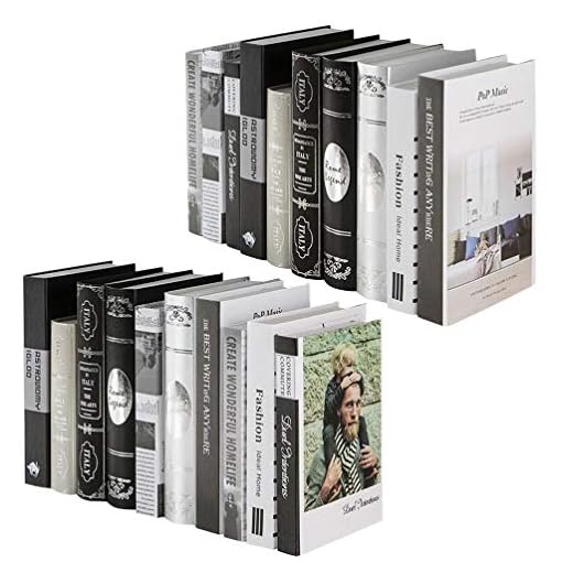 Hemoton 2 Pièces Livre Décoratif Mode Créative Faux Livre Faux Livre Imité Livre Modèle Maison Étagère D'affichage pour Étude Bureau à Domicile 22-26 Cm