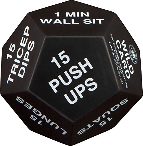 Juliet Paige Exercise Dice - Fitness Workout Gear for Home Gym Equipment and Accessories, Personal Trainer Work Out Supplies for Adults - Thumbnail 2