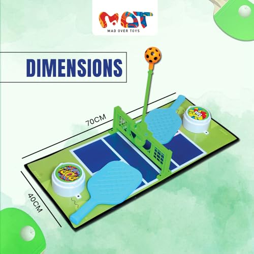 Image of Pickle Ball Battle Big | India's First Fast-Paced Pickle Ball Game for Kids & Adults|2-Player Head-to-Head Action with 2 Paddles,Ball & Net|Indoor Sports Game|Birthday Gift for Kids 5+