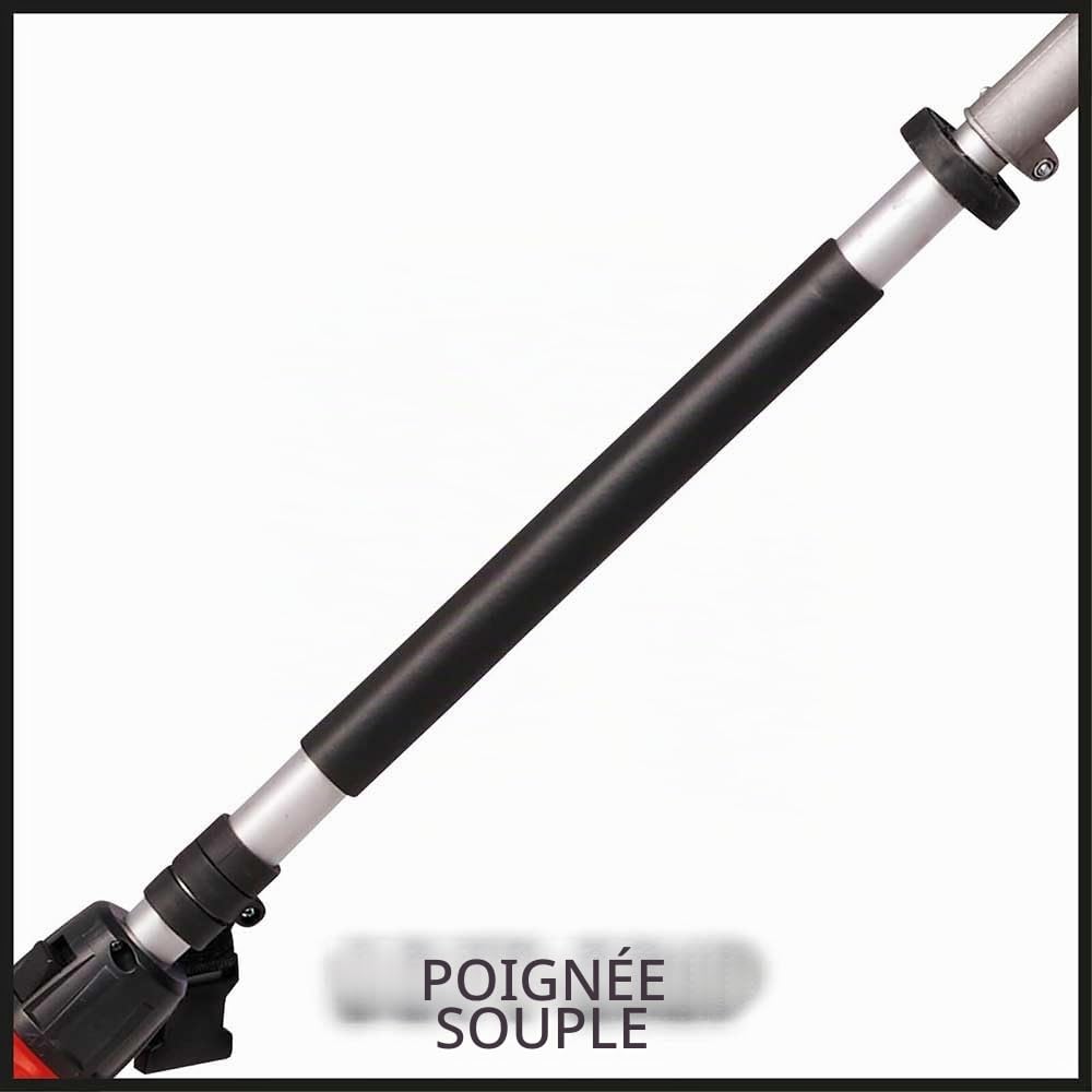 Einhell - Taille-haie électrique Longue portée, 900 W, léger (4,5 kg), Tige de 2 m (portée de 2,6 m), tête de Coupe inclinable sûre et Facile à Utiliser, Taille-haie GC-HH 9046