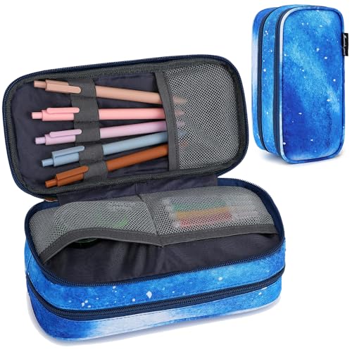 Image of Mountain guest Pencil Cases for kids, Large Capacity Pencil Pouch, Office College School Marker Organizer Case pen for Men Women Adult Teens