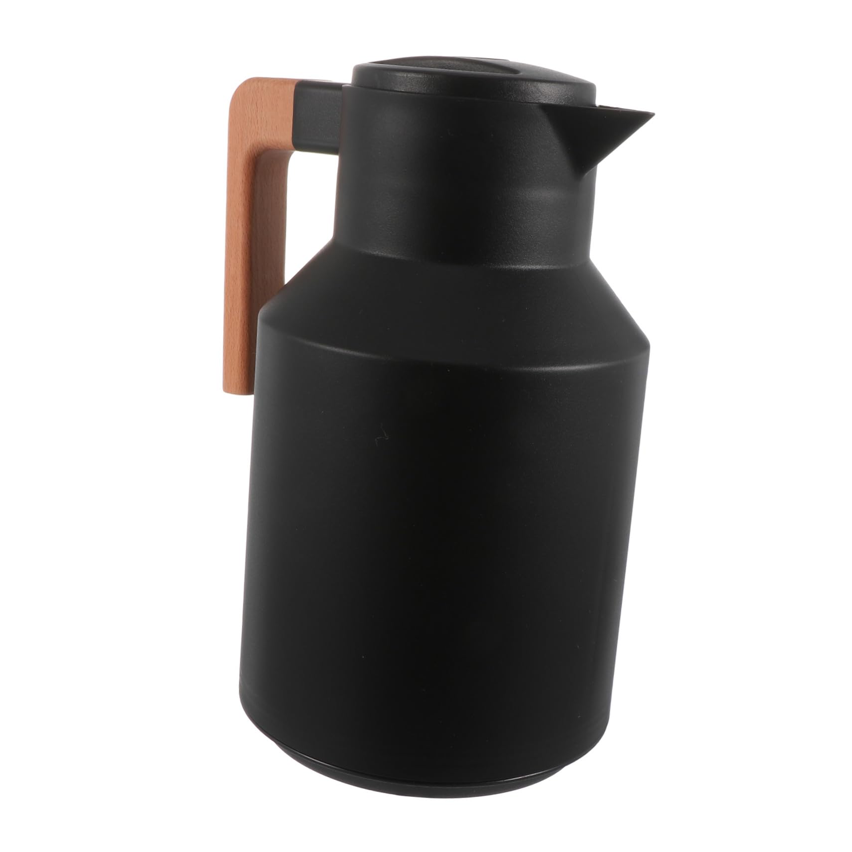 Bouilloire Thermique Domestique Bouteille à Double Paroi Chauffante Portable 1l Noir