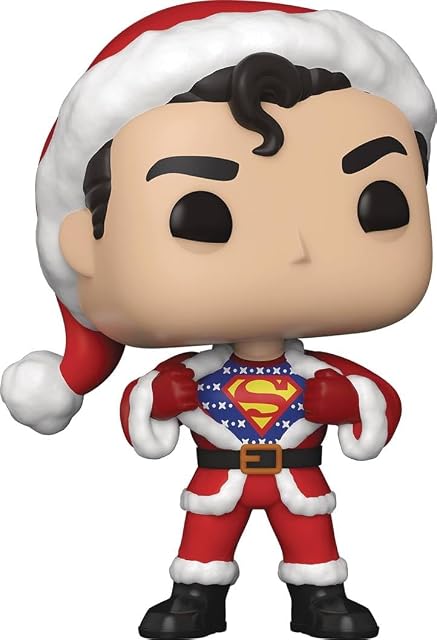 Funko Pop! Heroes: DC Holiday - Superman with Sweater DC Comics - Figura de Vinilo Coleccionable