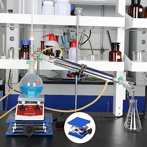 Stonylab 6x6 Inch Lab Jack, 150x150 Mm Anodized Aluminum